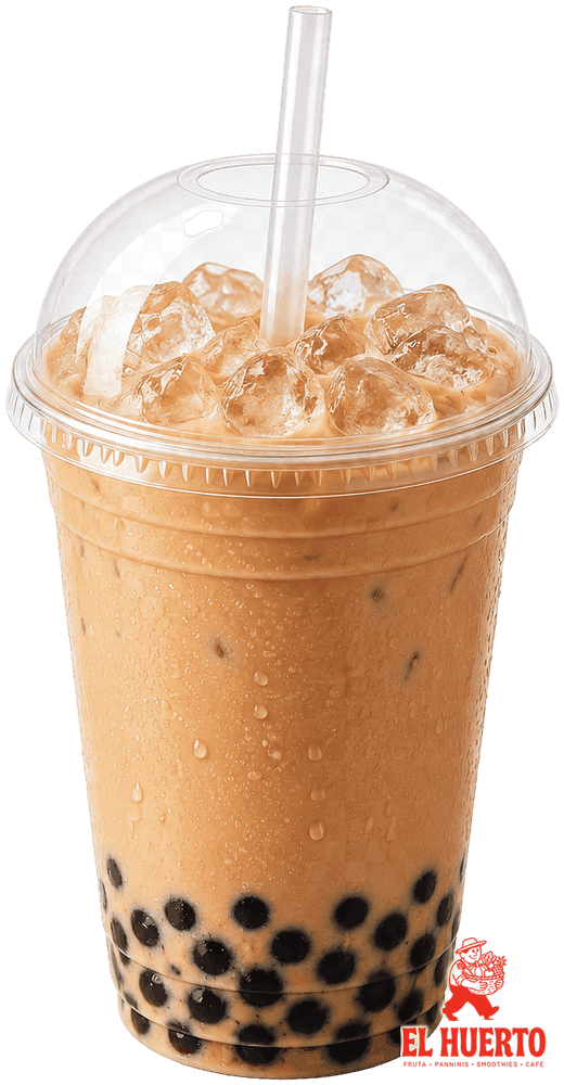 Boba tea de El Huerto con perlas de tapioca