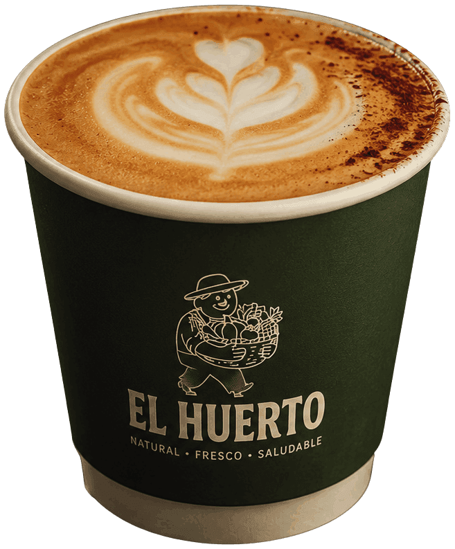 Café latte de El Huerto