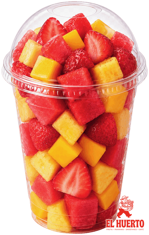 Cóctel de fruta de El Huerto