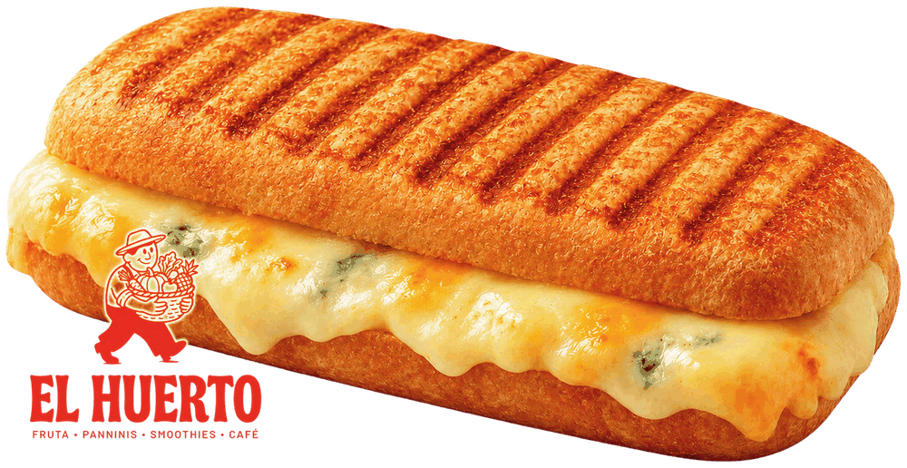 Panini 4 quesos de El Huerto